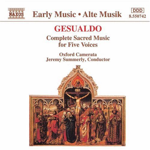 Gesualdo: Complete Sacred Music For Five Voices
