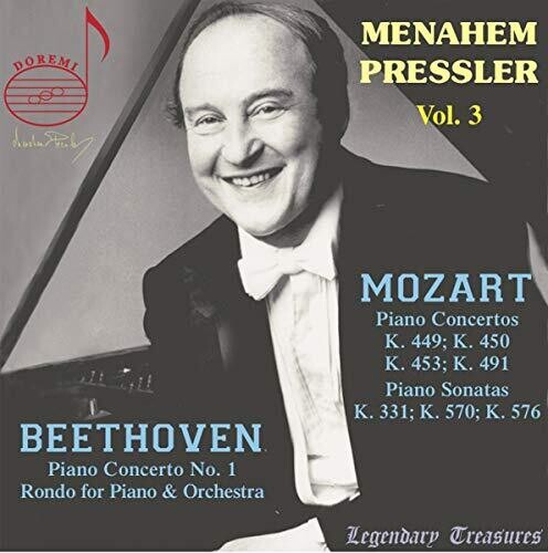 Manahem Pressler, Vol. 3: Mozart, Beethoven
