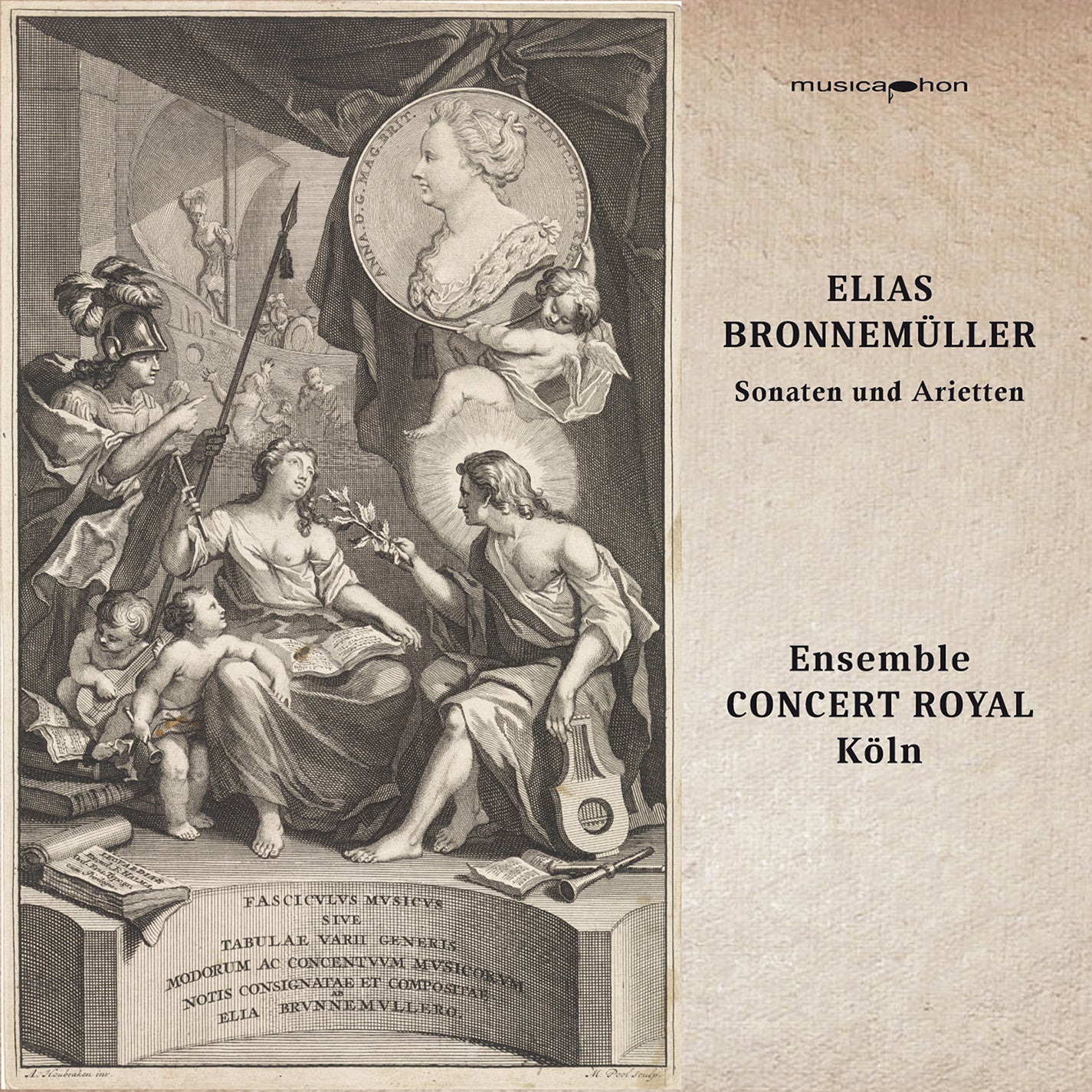 Bronnemüller: Sonatas & Ariettas / Ensemble Concert Royal Cologne