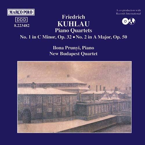 Kuhlau: Piano Quartets 1 & 2 / Prunyi, New Budapest Quartet