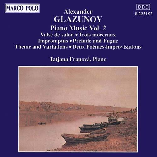 Glazunov: Piano Music Vol 2 / Tatjana Franová