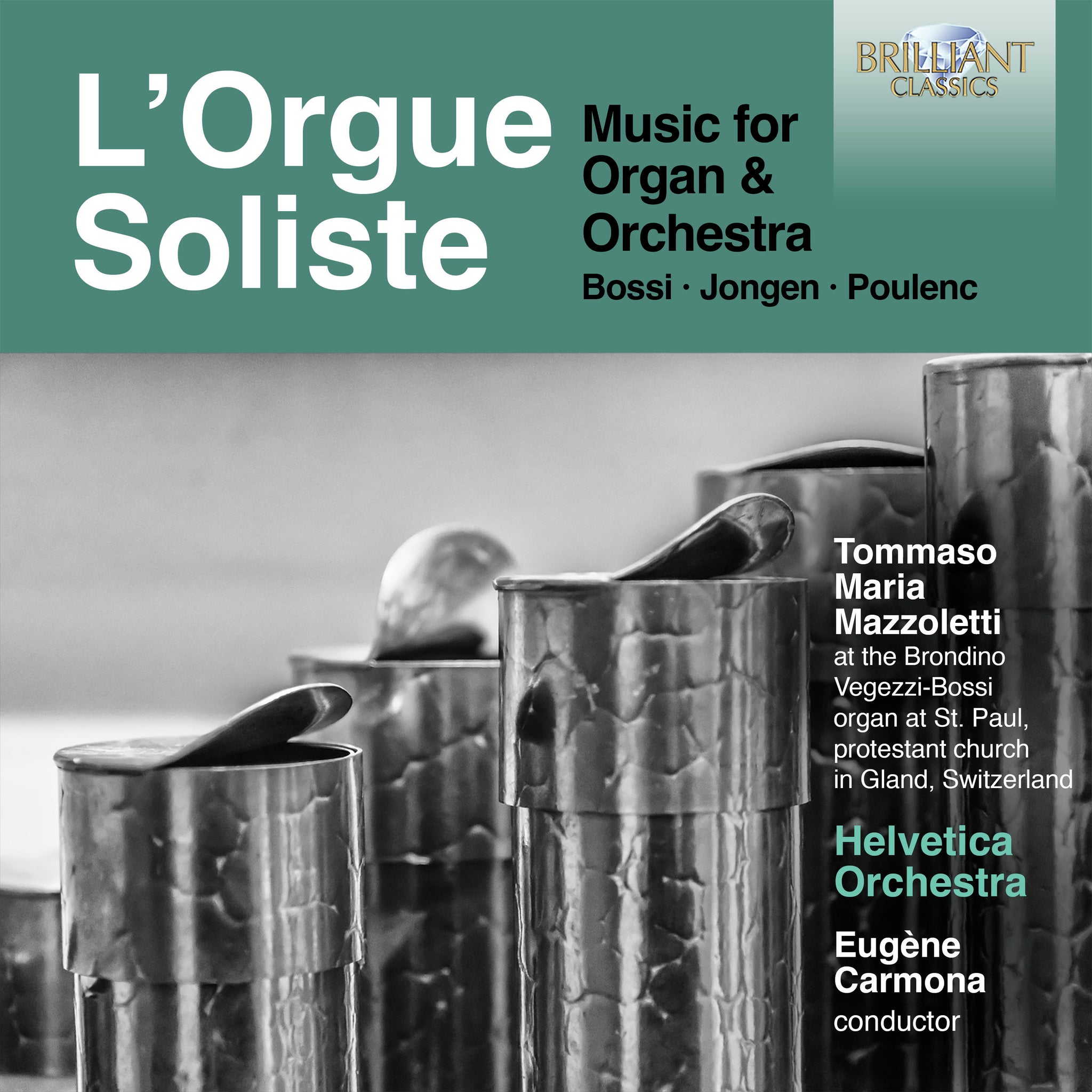 Music for Organ & Orchestra / Mazzoletti, Carmona, Helvetica Orchestra