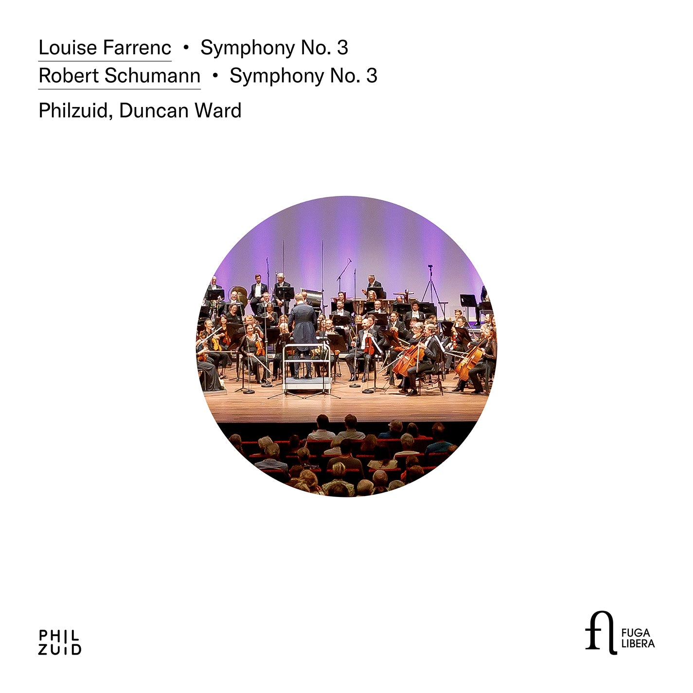 Farrenc & R. Schumann: 3rd Symphonies / Ward, Philzuid