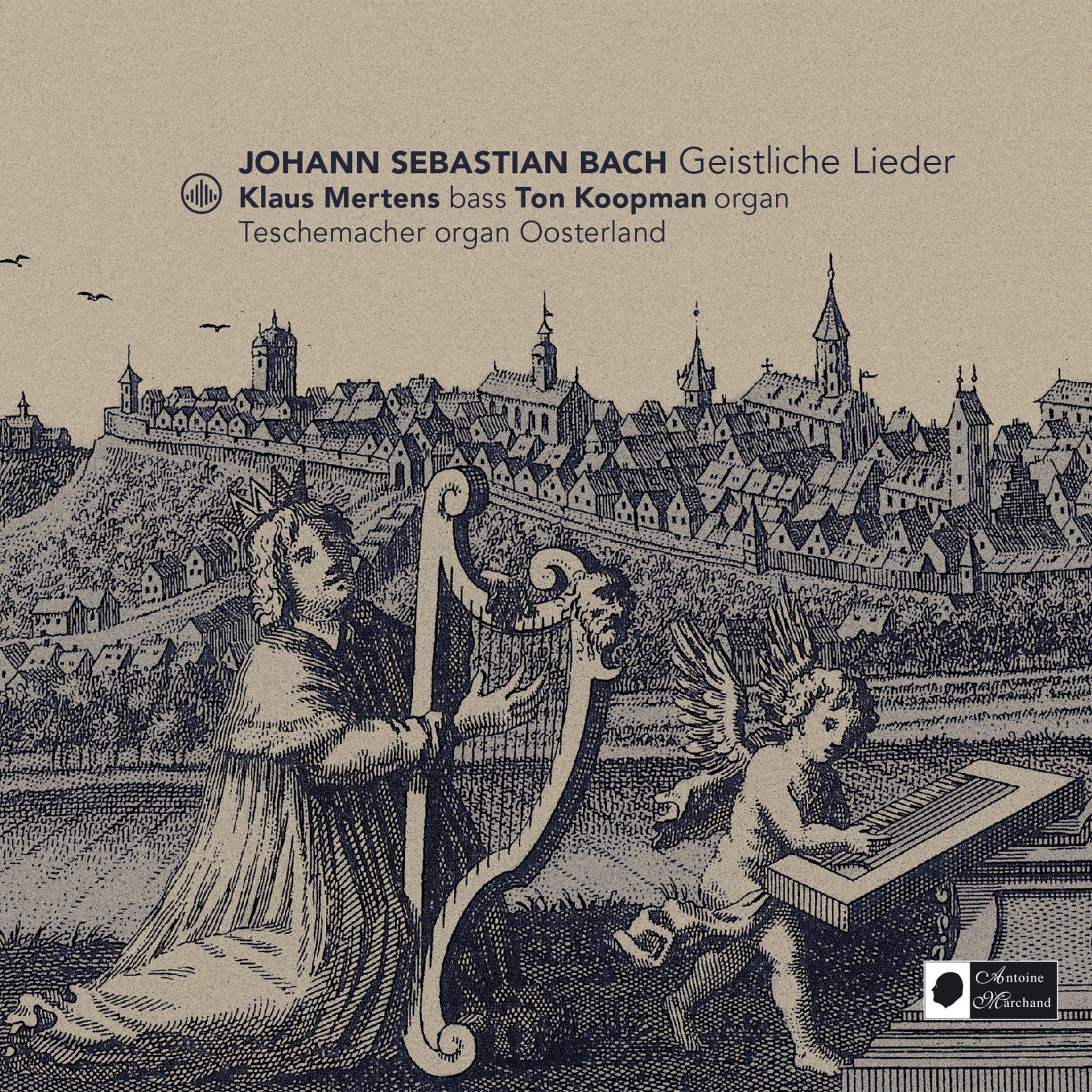 Bach: Geistliche Lieder / Koopman, Mertens