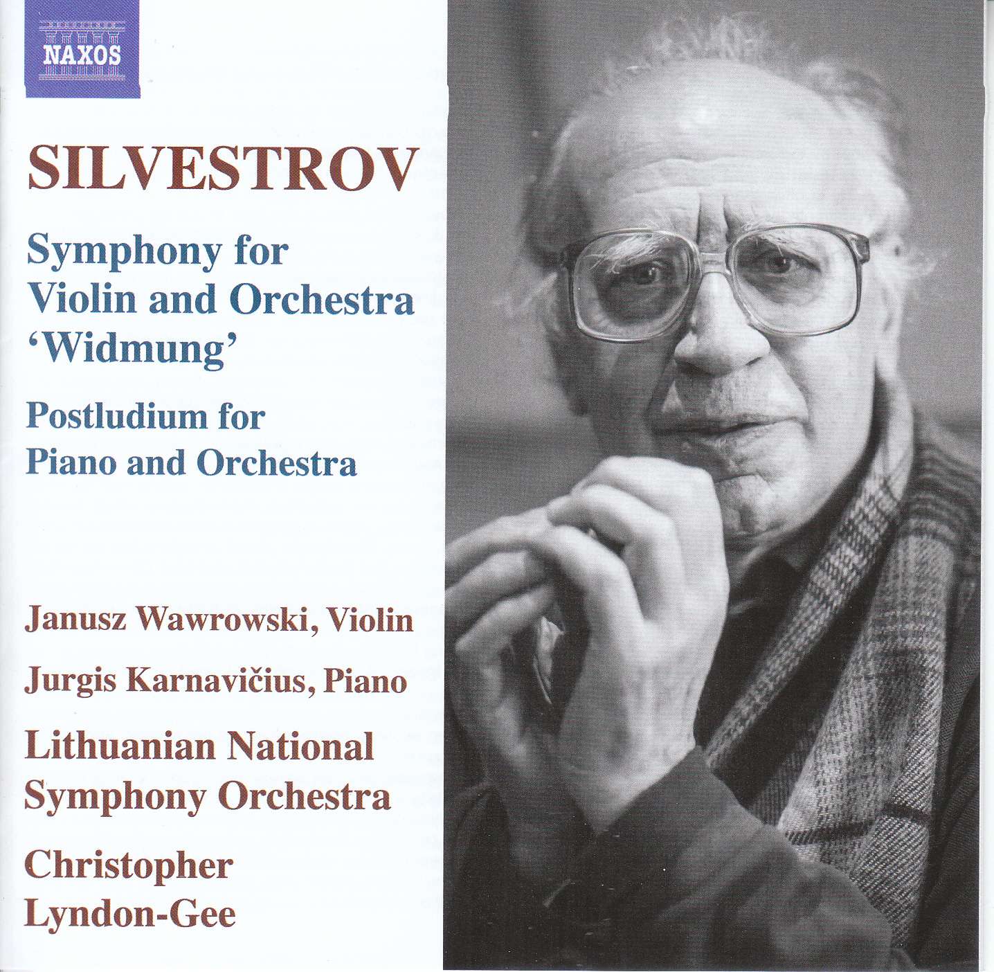 Silvestrov: Symphony for Violin & Orchestra / Lyndon-Gee, Lithuanian National Symphony