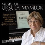 Music Of Ursula Mamlok Vol 1 - Woodwind Quintet, Oboe Concerto, Etc / Yoo, Ohlsson, Et Al