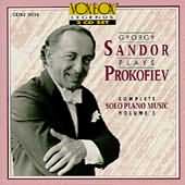 György Sándor Plays Prokofiev - Complete Piano Music Vol 2