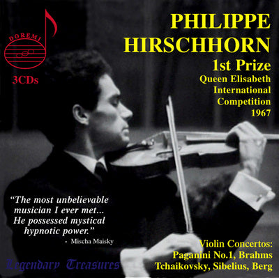 Legendary Treasures - Philippe Hirschhorn - Violin Concertos