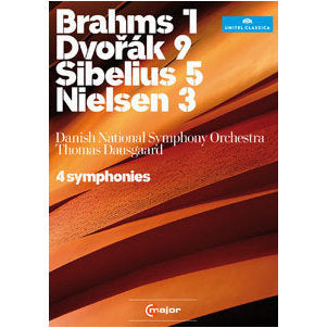 4 Symphonies - Brahms, Dvorak, Sibelius, Nielsen / Dausgaard, Danish National Symphony Orchestra