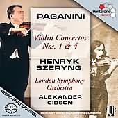 Paganini: Violin Concertos No 1 & 4 / Szeryng, Gibson