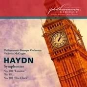 Haydn: Symphonies 88, 101 & 104 / McGegan, Philharmonia Baroque