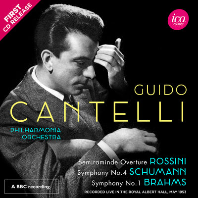 Rossini, Schumann & Brahms: Orchestral Works / Cantelli