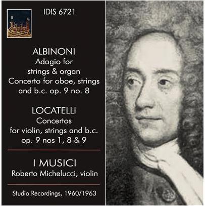 Albinoni & Locatelli: Works for Violin & Orchestra / Michelucci, I Musici