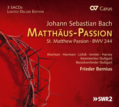 Bach: Matthaus-Passion / Bernius [Limited Deluxe Edition]