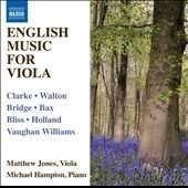 English Music For Viola / Matthew Jones, Michael Hampton