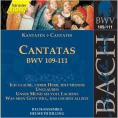 Edition Bachakademie Vol 35 - Cantatas Bwv 109-111 / Rilling