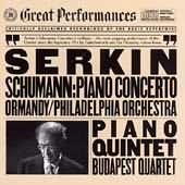 Schumann: Piano Concerto, Piano Quintet / Serkin, Ormandy