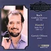 Bach: Goldberg Variations;  Handel: Suite No 2 / Ohlsson
