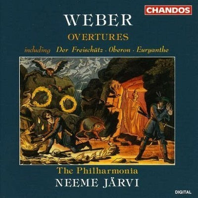 Weber: Overtures / Neeme Järvi, The Philharmonia
