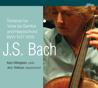 Bach: Sonatas for Viola da Gamba & Harpsichord, BWV 1027-1029 / Dillingham, Vinikour