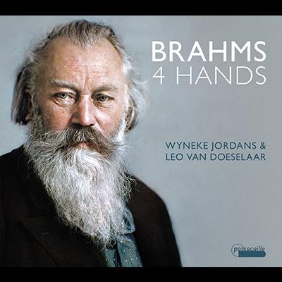 Brahms: 4 Hands / Wyneke Jordans, Leo Van Doeselaar