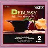 Debussy: Solo Piano Music Vol 1 / Peter Frankl