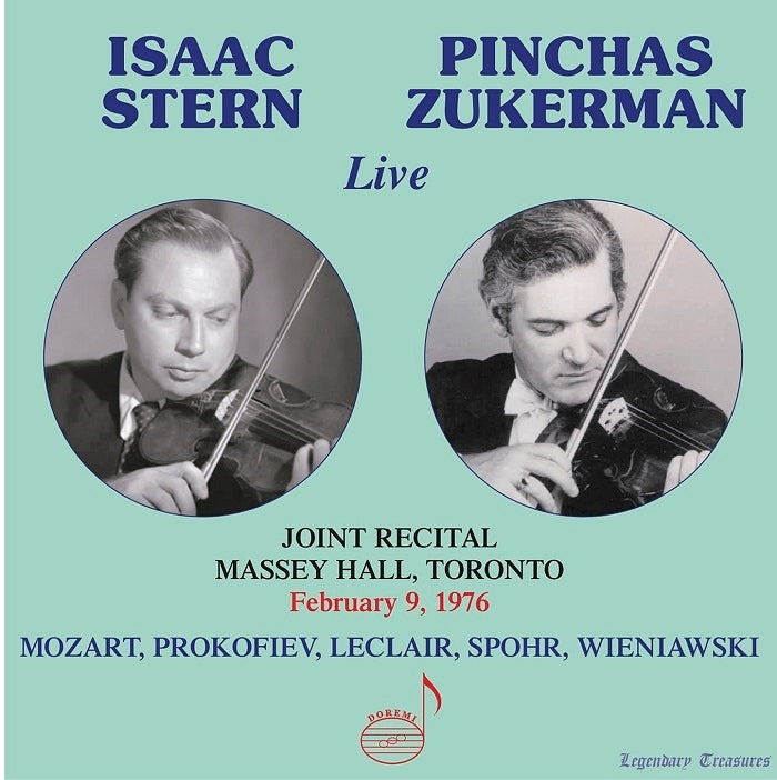 Mozart, Leclair, Prokofiev: Isaac Stern & Pinchas Zukerman Live / Stern, Zukerman