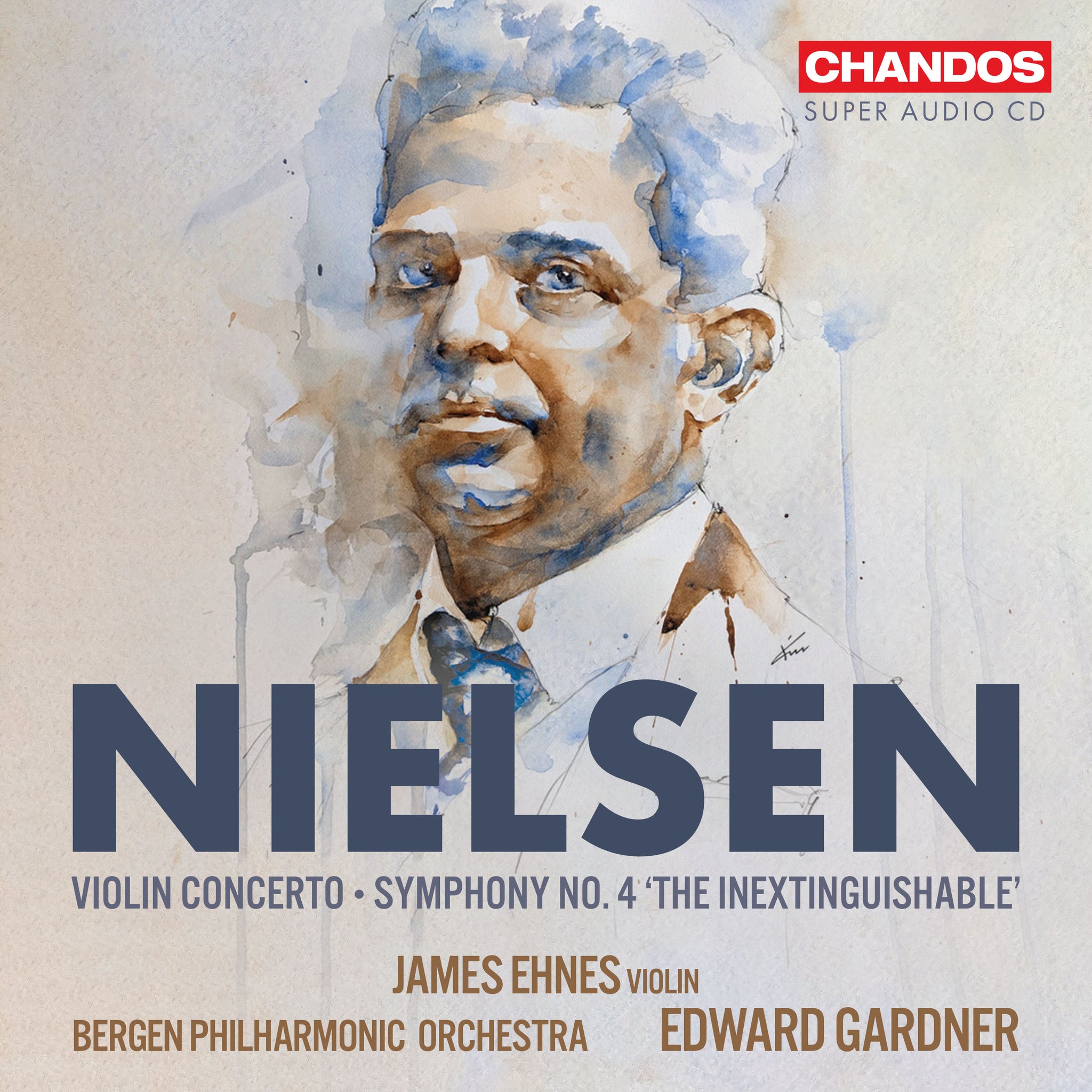 Nielsen: Violin Concerto; Symphony No. 4 / Ehnes, Gardner, Bergen Philharmonic