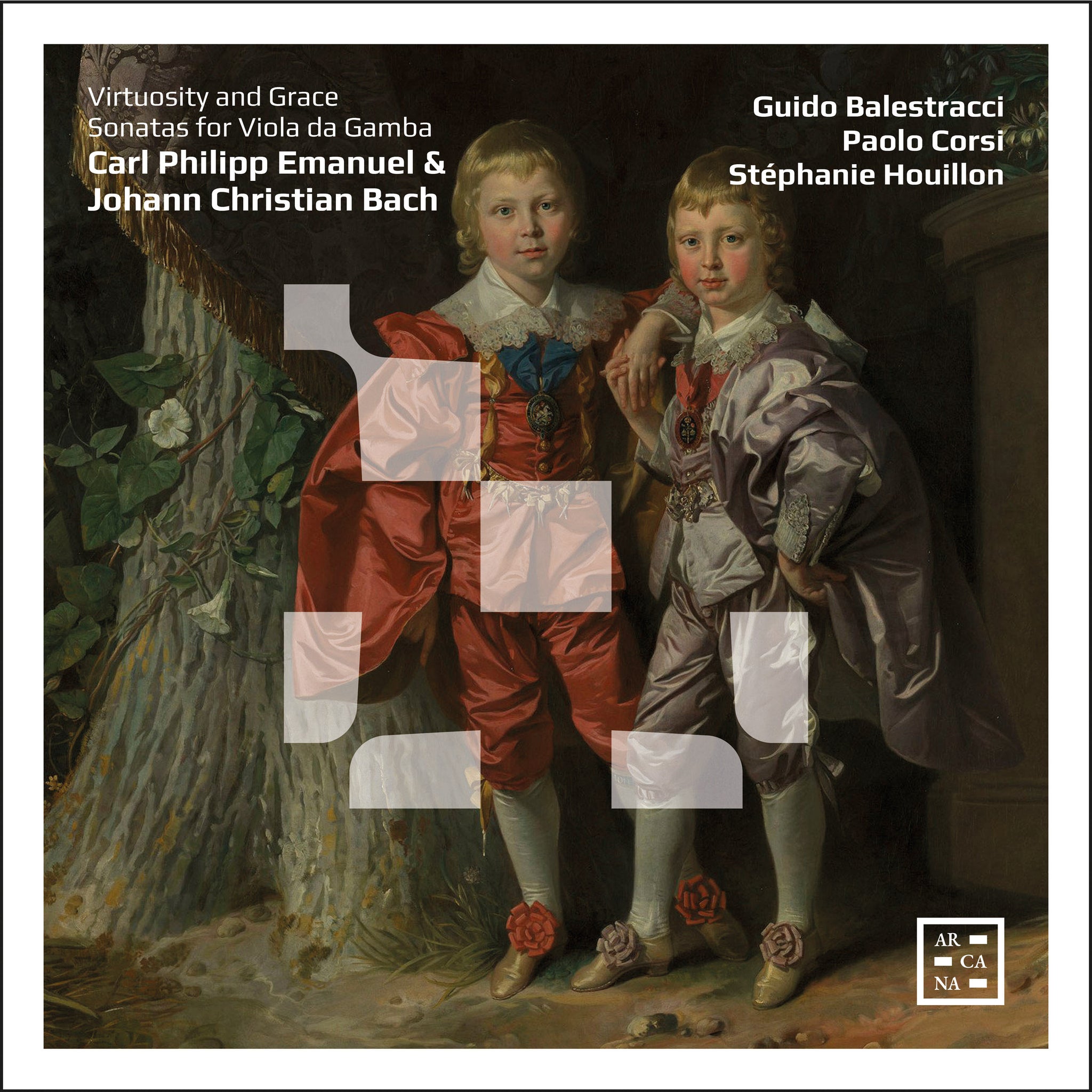 C.P.E. & J.C. Bach: Virtuosity & Grace - Viola da Gamba Sonatas / Balestracci, Corsi, Houillon
