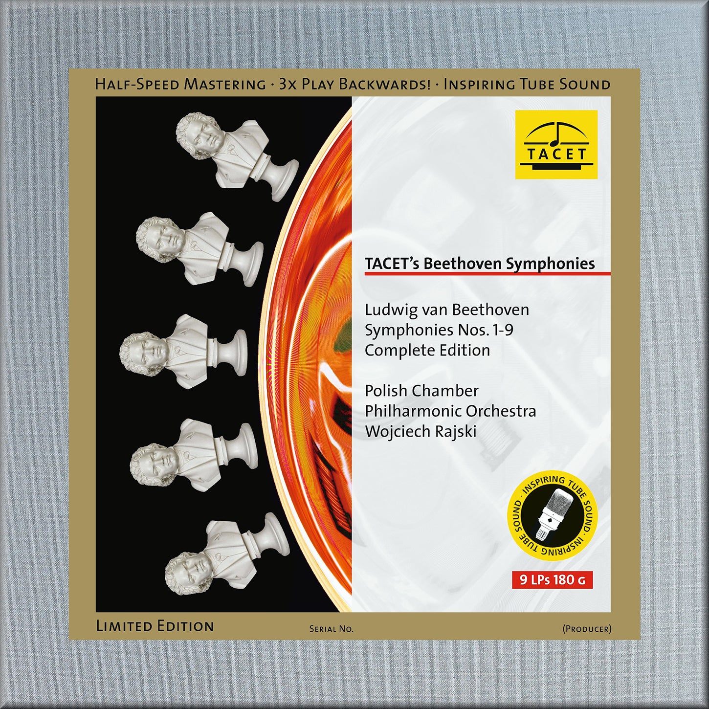 Beethoven: Symphonies 1-9 - Complete Vinyl Edition / Rajski, Polish Chamber Philharmonic