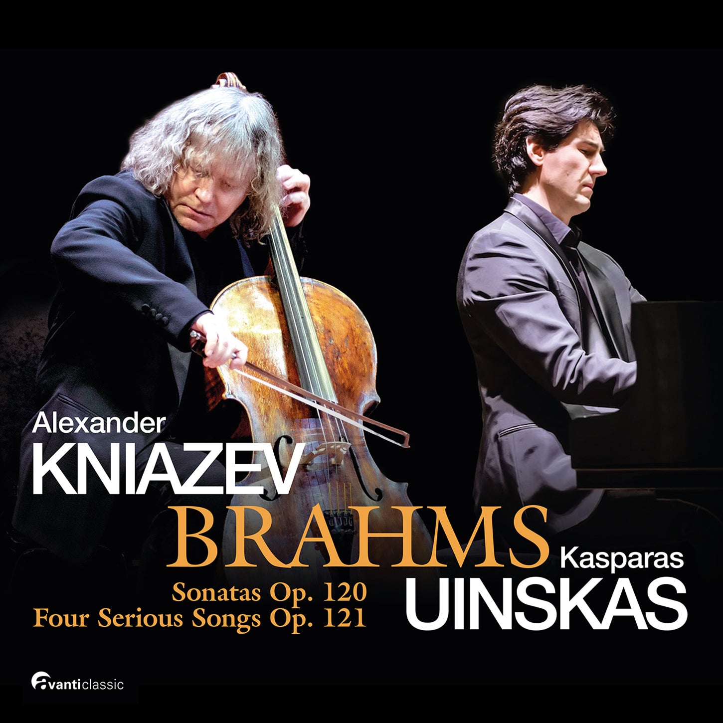 Brahms: Sonatas Op. 120 & Four Serious Songs / Kniazev, Uinskas