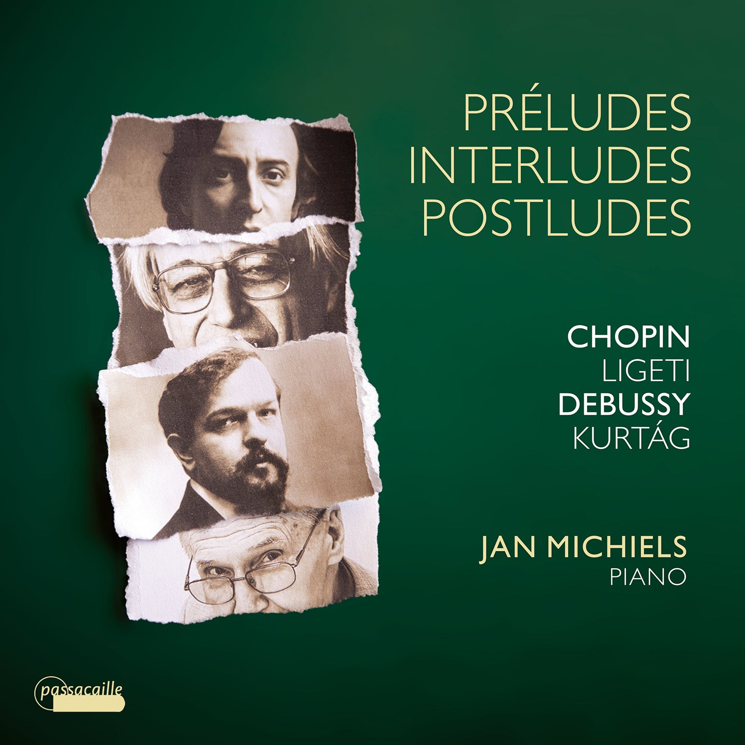 Chopin, Debussy, Kurtág, Ligeti: Preludes, Interludes & Postludes / Michiels