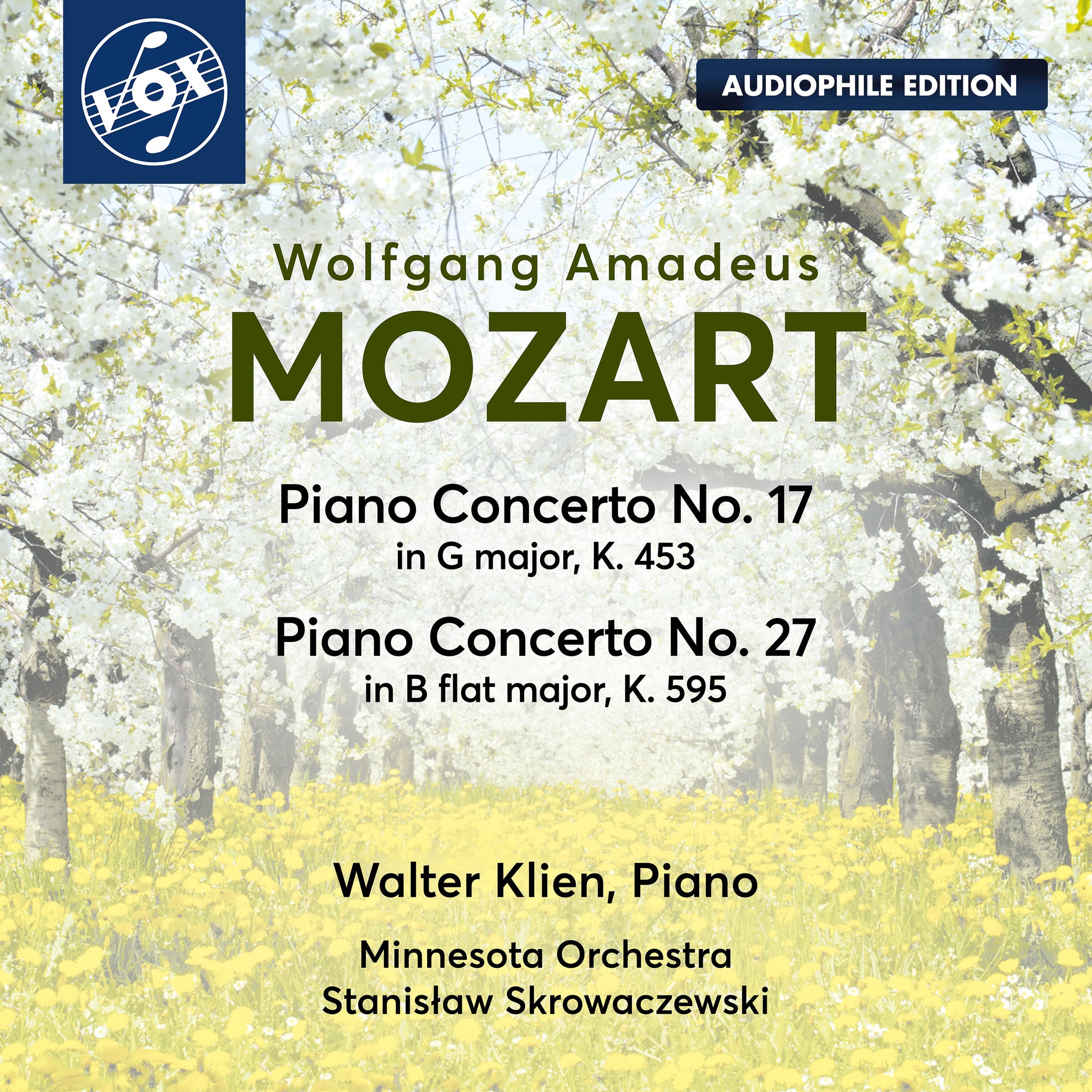Mozart: Piano Concertos Nos. 17 & 27 / Klien, Skrowaczewski, Minnesota Orchestra