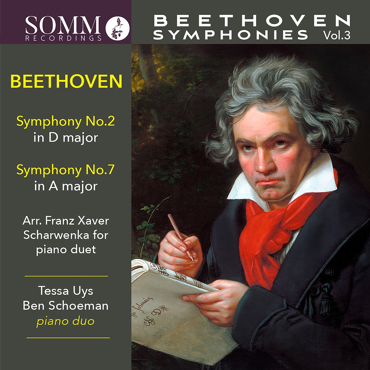 Beethoven: Symphonies for Piano Duo, Vol. 3 / Uys, Schoeman
