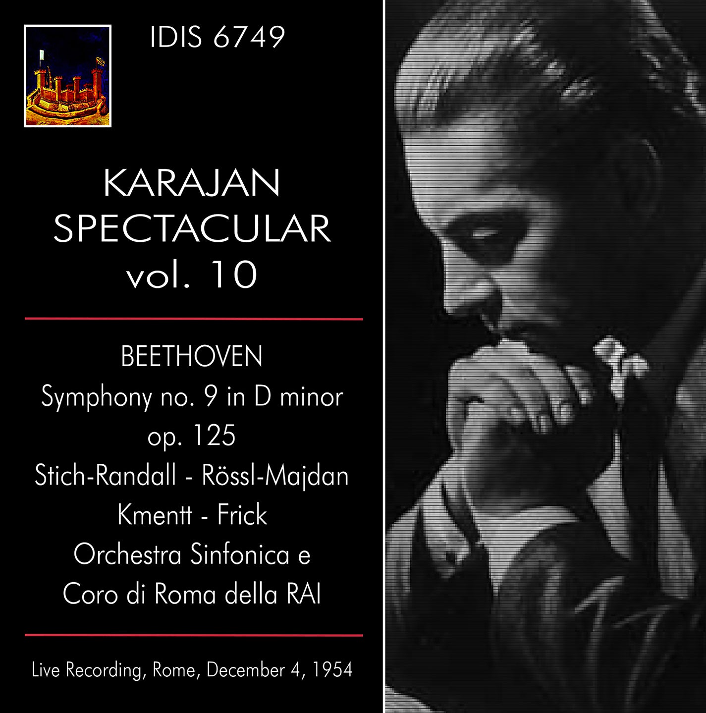 Karajan Spectacular, Vol. 10 - Beethoven's Symphony no. 9 in Rome, 1954