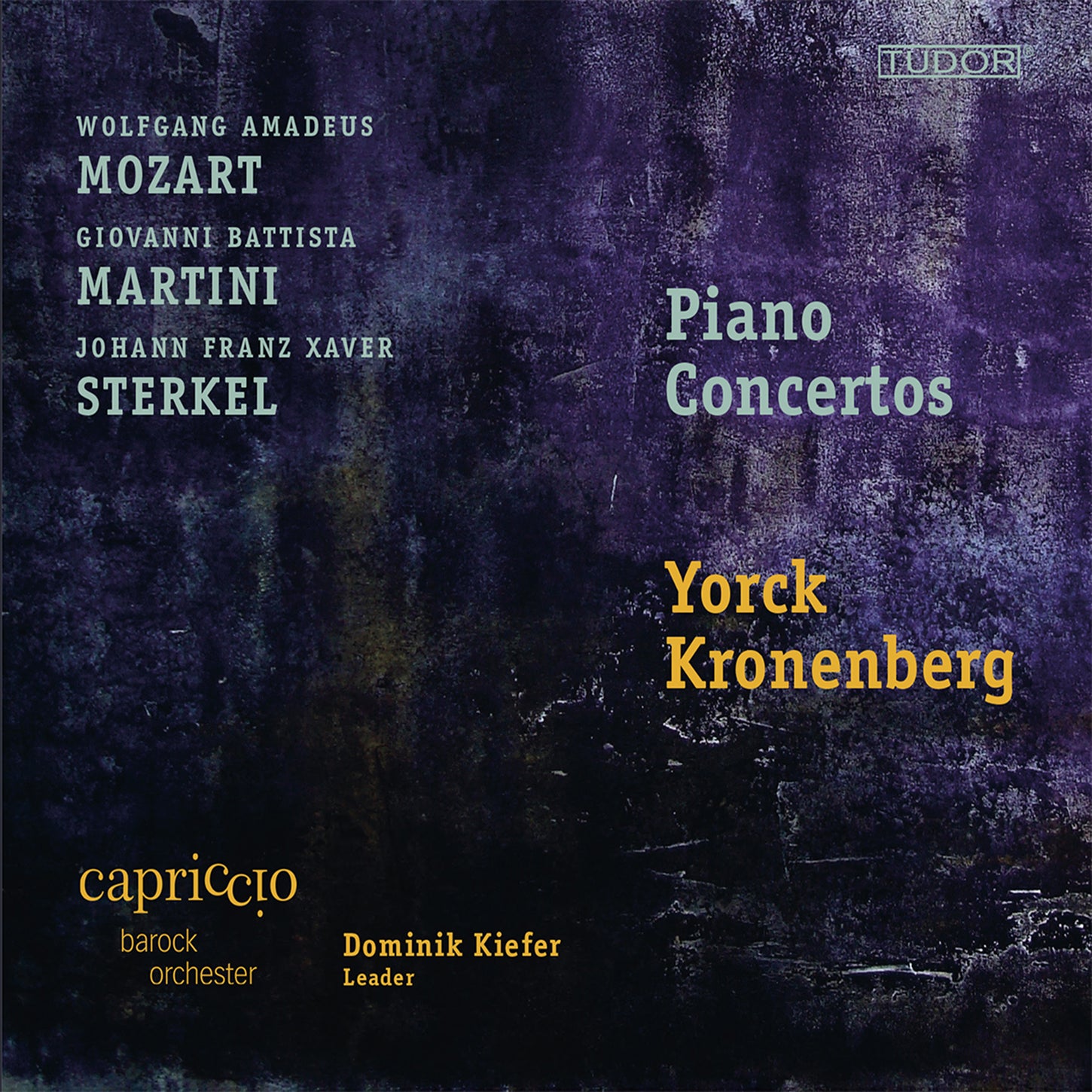 Mozart, Martini & Sterkel: Piano Concertos / Kronenberg, Capriccio Baroque Orchestra