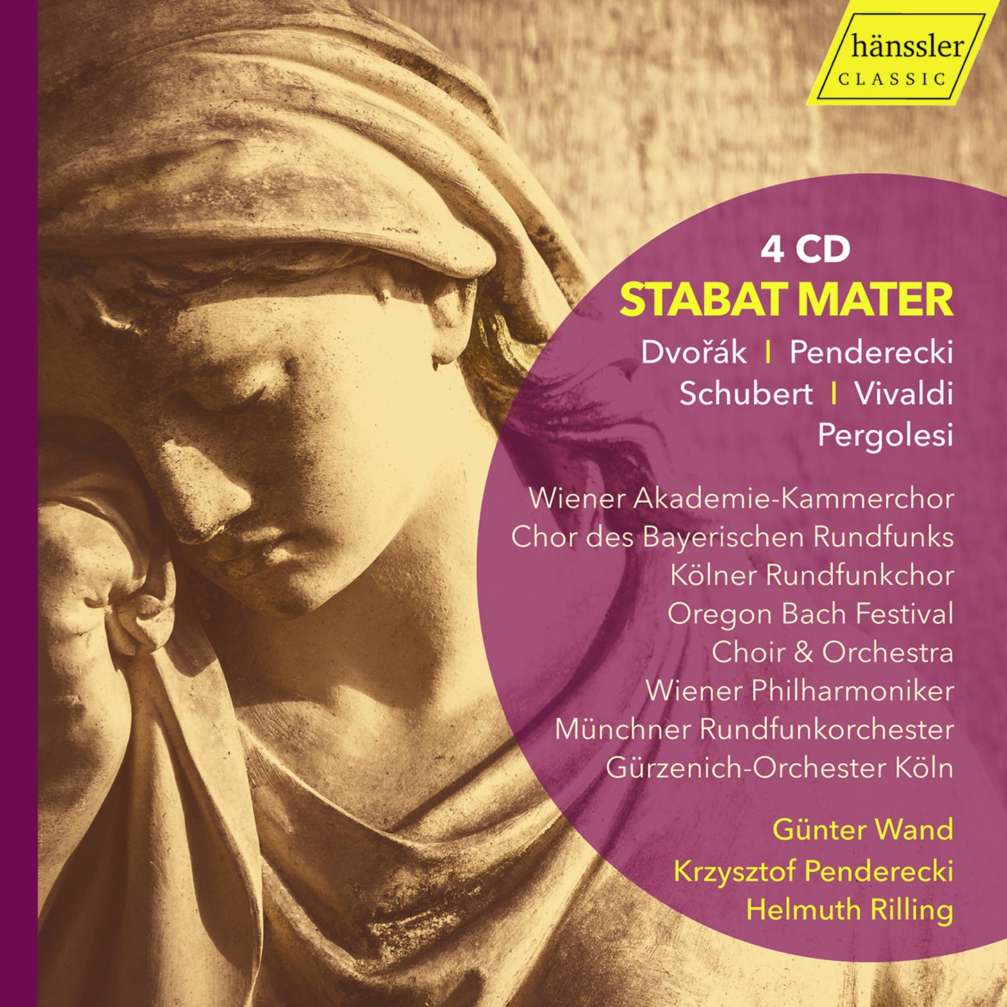 Dvořák, Penderecki, Schubert, Vivaldi & Pergolesi: Stabat Mater / Wand, Rilling