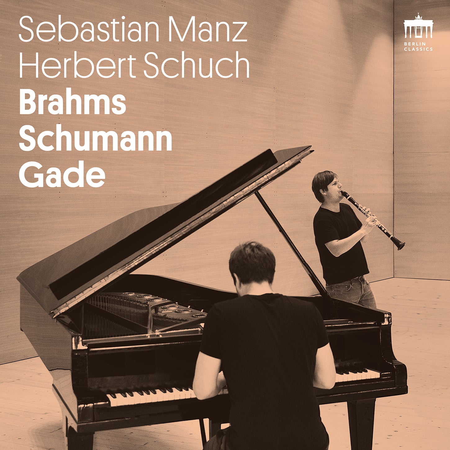 Brahms, R. Schumann, Gade: Music for Clarinet & Piano: Manz, Schuch