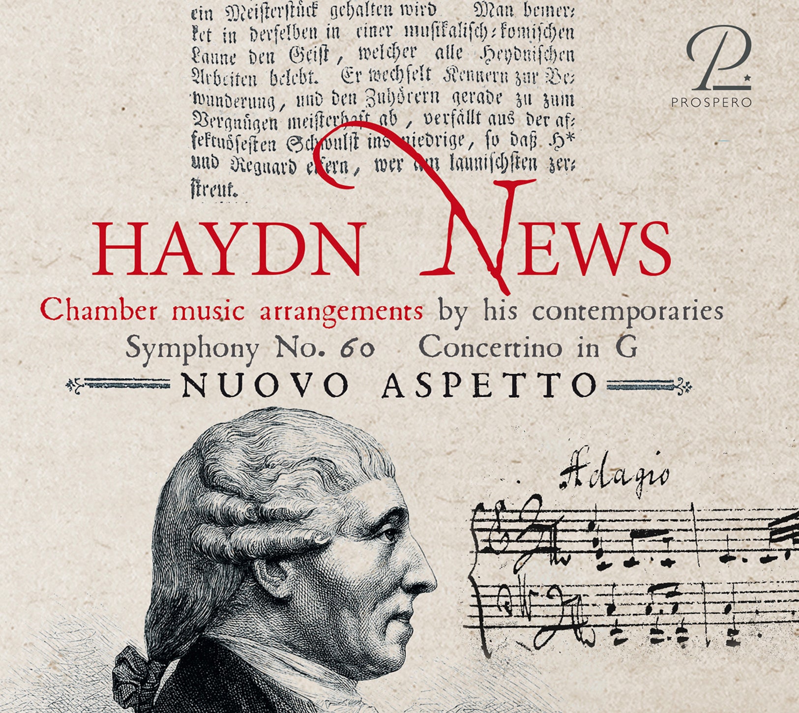 Haydn News: Chamber Music Arrangements / Nuovo Aspetto