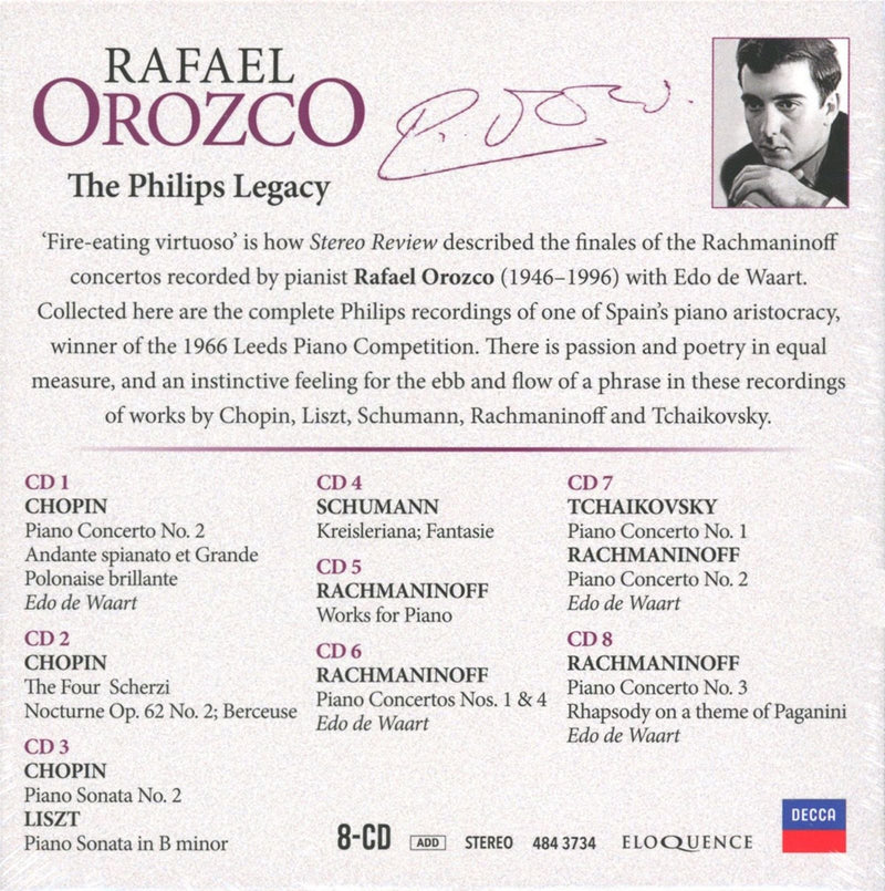 Rafael Orozco - The Philips Legacy