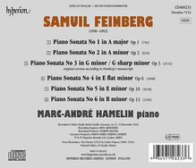 Feinberg: Piano Sonatas Nos. 1-6 / Hamelin