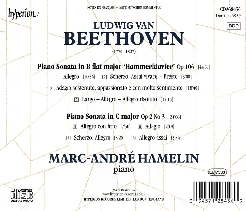 Beethoven: Sonata for Piano No. 29, "Hammerklavier" / Hamelin