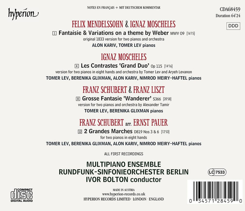 Unplayed Stories - in 40 Fingers / Bolton, MultiPiano Ensemble, Berlin RSO