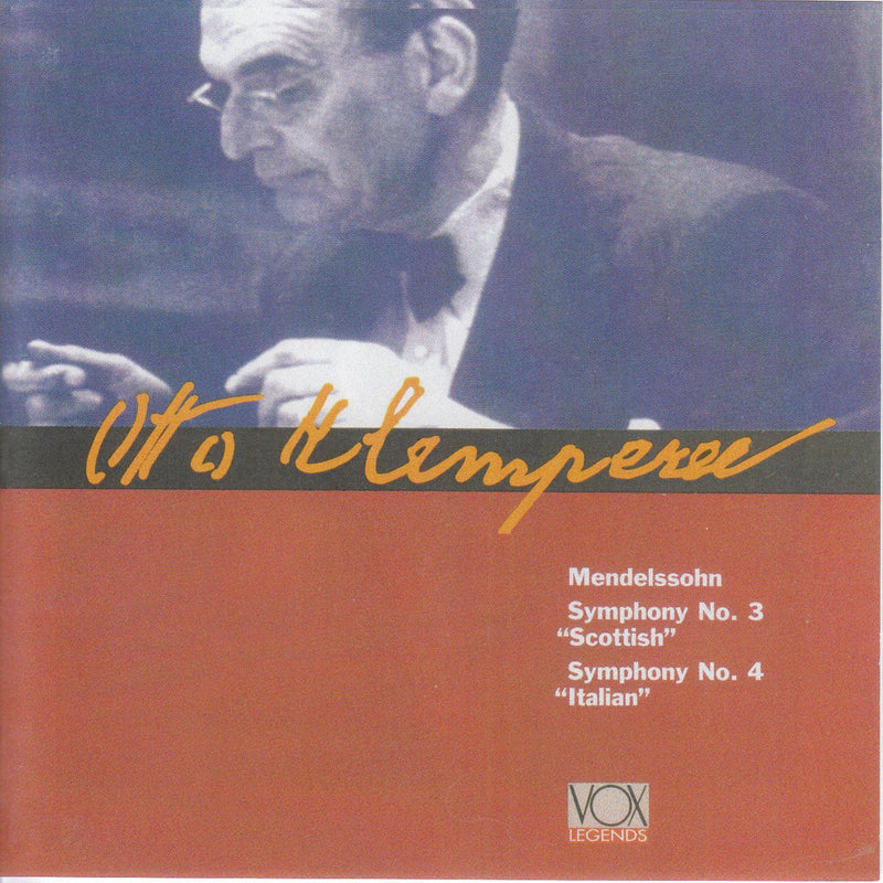 Mendelssohn: Symphonies Nos. 3 & 4 / Klemperer, Vienna Symphony