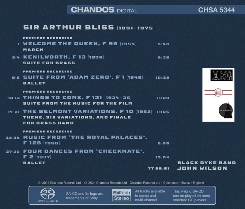 Bliss: Music for Brass Band / Wilson, Black Dyke Band