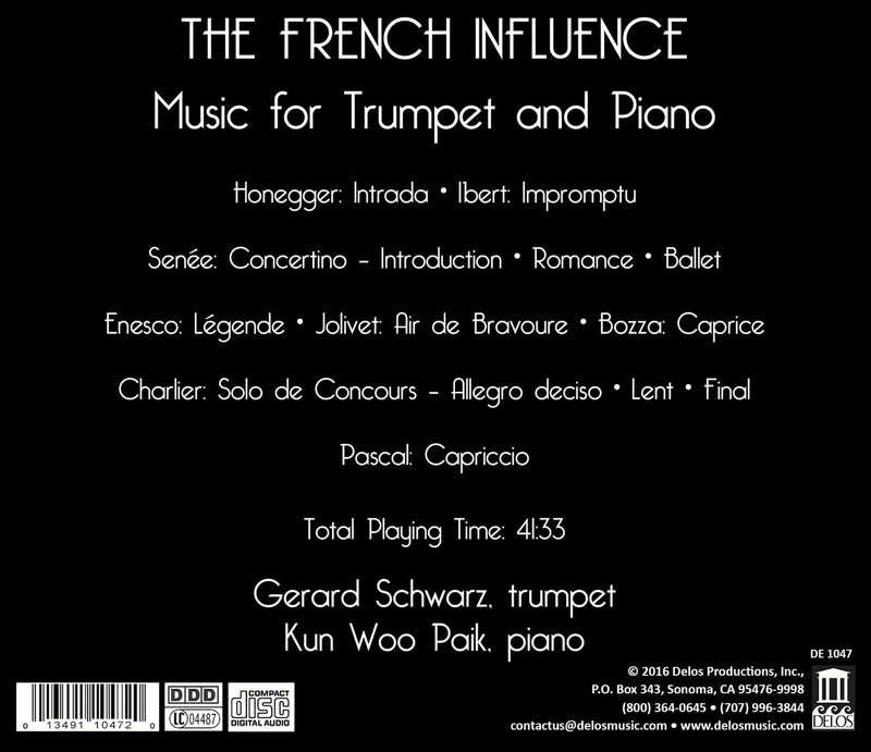 The French Influence - Music for Trumpet & Piano / Schwarz, Paik