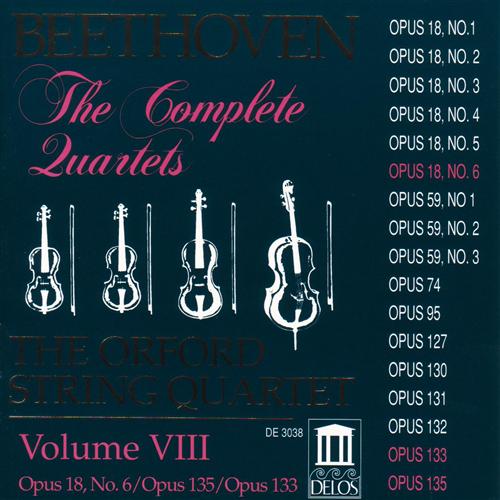 Beethoven, L.: String Quartets (Complete), Vol. 8 - Nos. 6 a