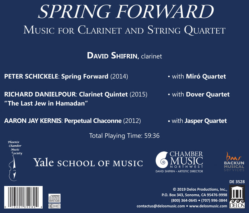 Spring Forward - Music for Clarinet and String Quartet / Shifrin