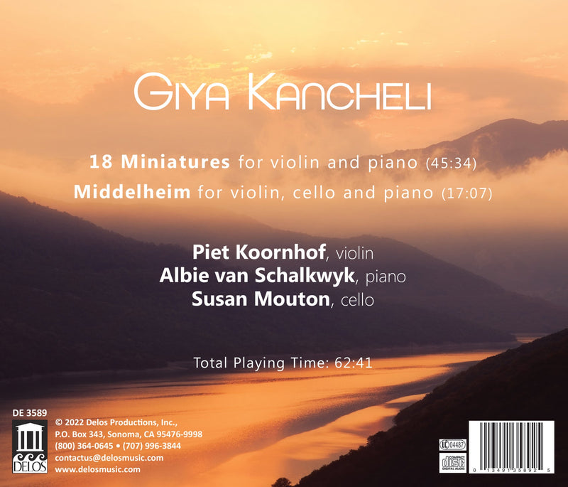 Kancheli: 18 Miniatures; Middelheim / Koornhof, van Schalkwyk, Mouton
