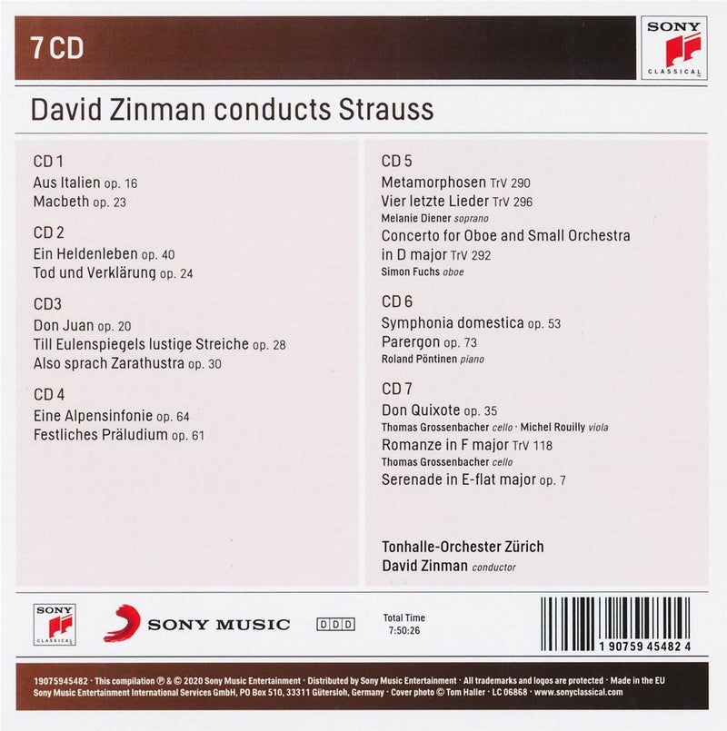 David Zinman Conducts Strauss / Zinman, Tonhalle-Orchester Zürich